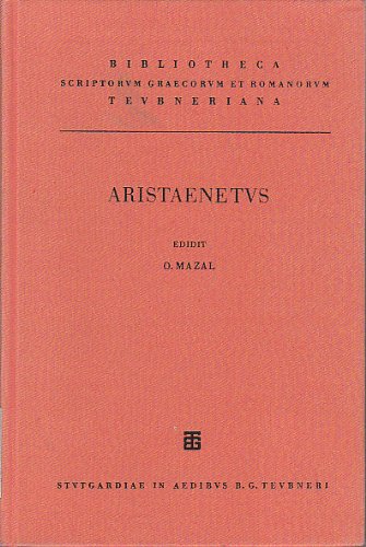 Beispielbild fr Aristaeneti epistularum libri II (German Edition) zum Verkauf von SecondSale