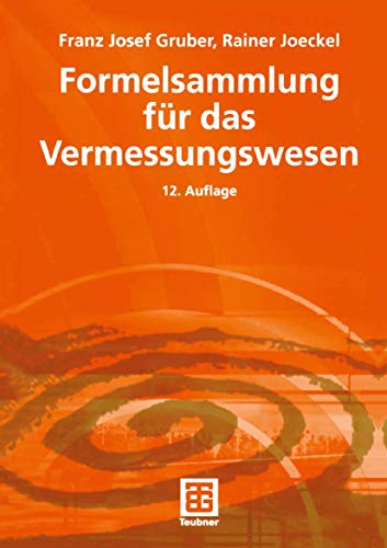 9783519014867: Formelsammlung fr das Vermessungswesen