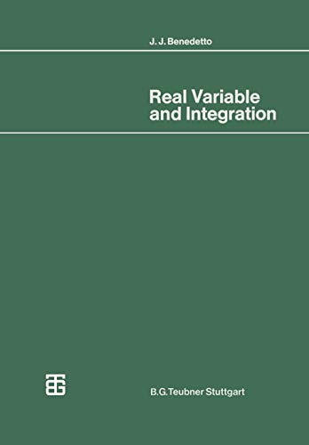 Beispielbild fr Real Variable and Integration : with Historical Notes zum Verkauf von Chiron Media