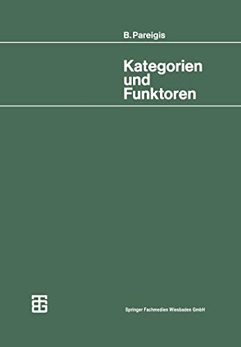 9783519022107: Kategorien Und Funktoren