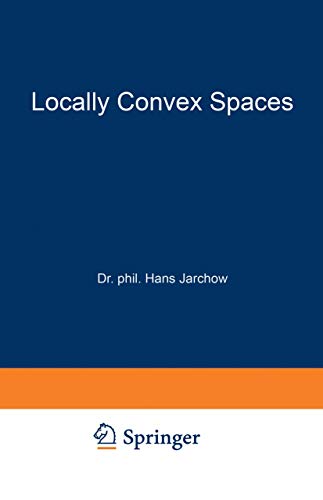 Locally Convex Spaces - Jarchow, Hans