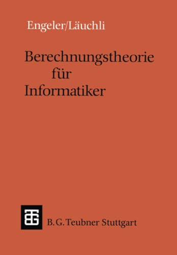 9783519022589: Berechnungstheorie fr Informatiker