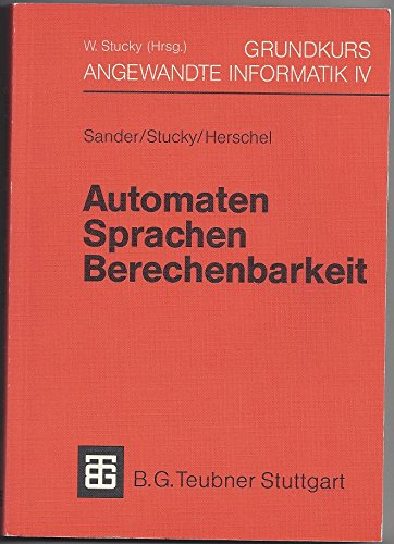 Stock image for Automaten, Sprachen, Berechenbarkeit for sale by medimops