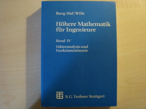 9783519029588: Hhere Mathematik fr Ingenieure / Vektoranalysis und Funktionentheorie