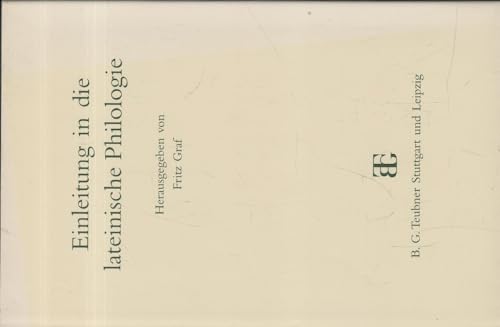 9783519074342: Einleitung in die lateinische Philologie (Einleitung in Die Altertumswissenschaft)