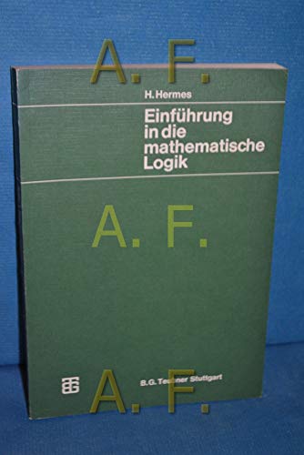 Stock image for Einfhrung in die mathematische Logik for sale by medimops