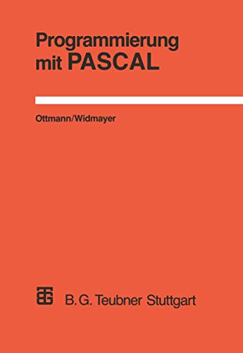 9783519122821: Programmierung mit PASCAL