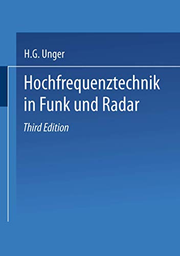 Stock image for Hochfrequenztechnik in Funk und Radar for sale by Buchkontor Zossen