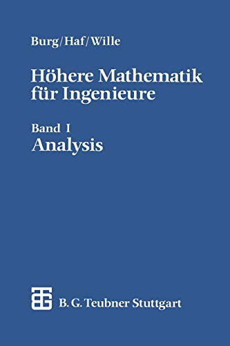 9783519229551: Hhere Mathematik fr Ingenieure: Band I Analysis (German Edition)