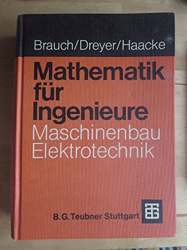 BUCH Teubner-Verlag Mathematik für Ingenieure TOP Eingeschweißt 1985 7. Auflage - Brauch / Dreyer / Haacke