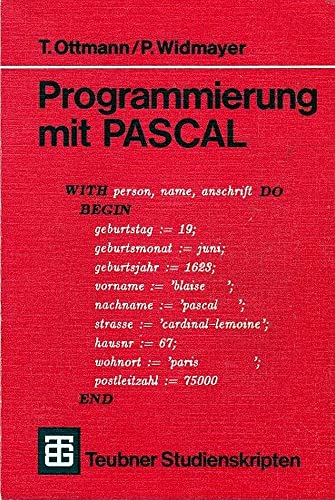 9783519300847: Programmierung mit PASCAL - Ottmann, Thomas