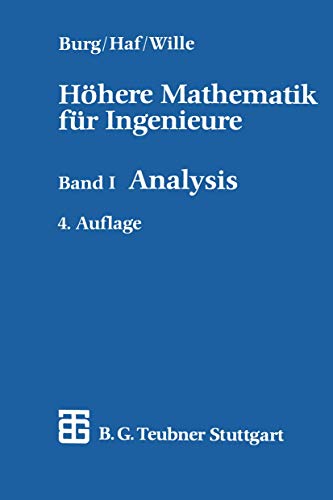 9783519329558: Hhere Mathematik fr Ingenieure. Bd.1: Analysis.