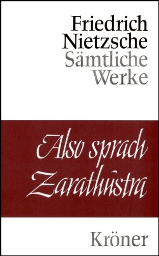 Stock image for Also sprach Zarathustra: Ein Buch fr alle und keinen for sale by Gerald Wollermann