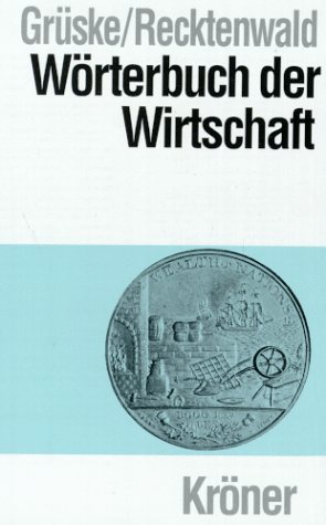 9783520114129: Wrterbuch der Wirtschaft.