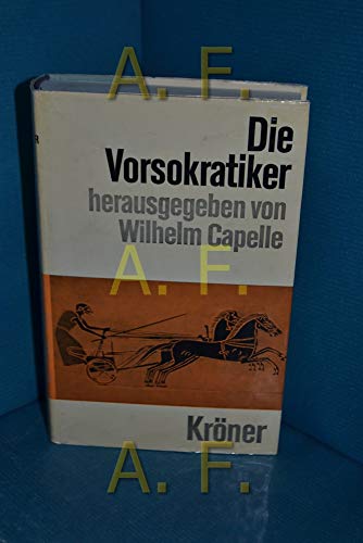 Stock image for Die Vorsokratiker. Die Fragmente und Quellenberichte. for sale by HPB-Red