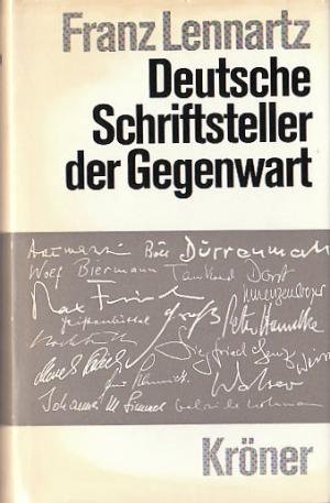 Stock image for Deutsche Schriftsteller der Gegenwart. Einzeldarstellung zur Schönen Literatur in deutscher Sprache. for sale by Antiquariat & Verlag Jenior