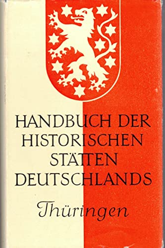 Beispielbild fr Handbuch der historischen Sttten Deutschlands, Bd.9, Thringen zum Verkauf von medimops