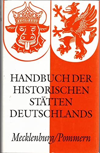 9783520315014: Handbuch der historischen Stätten Deutschlands XII. Mecklenburg, Pommern