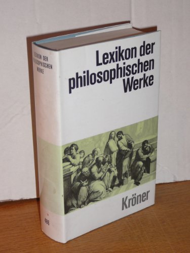 lexikon der philosophischen werke - volpi,franco (hg.)