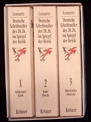 Beispielbild für Deutsche Schriftsteller des 20. Jahrhunderts im Spiegel der Kritik (3 Bände + Registerband) zum Verkauf von 3 Mile Island