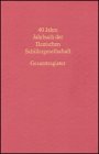 9783520855015: 40 Jahre Jahrbuch der Deutschen Schillergesellschaft - Gesamtregister 1957-1996