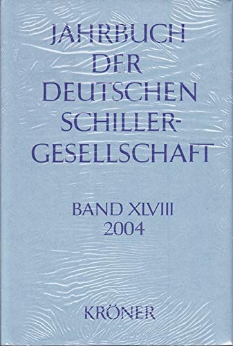 9783520907011: Jahrbuch der Deutschen Schillergesellschaft 2004