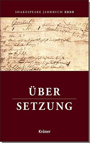 Beispielbild fr Shakespeare-Jahrbuch 2020: bersetzung zum Verkauf von medimops