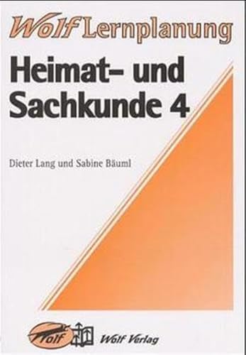 Imagen de archivo de Heimat- und Sachkunde, Lernplanung, H.4: 4. Jgst. neue RS a la venta por medimops