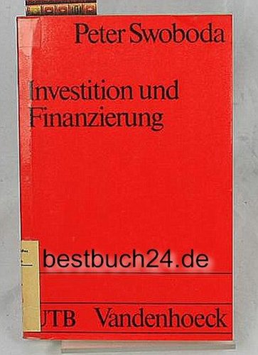 9783525031032: Investition und Finanzierung (Betriebswirtschaftslehre im Grundstudium der Wirtschaftswissenschaft) (German Edition)