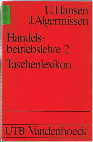 9783525031339: Handelsbetriebslehre [Band] 2., Taschenlexikon