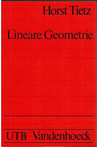 Stock image for Lineare Geometrie for sale by Martin Preu / Akademische Buchhandlung Woetzel