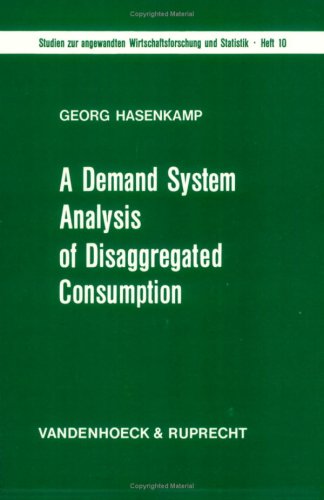 9783525112809: A Demand System Analysis of Disaggregated Consumption