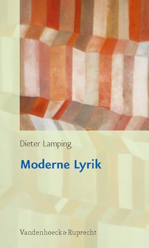 9783525208625: Moderne Lyrik