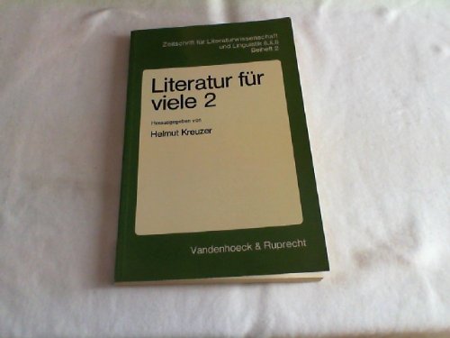 Stock image for LITERATUR FR VIELE Studien zur Trivialliteratur und Massenkommunikation im 19. und 20. Jahrhundert, BAND 1 UND 2 for sale by German Book Center N.A. Inc.