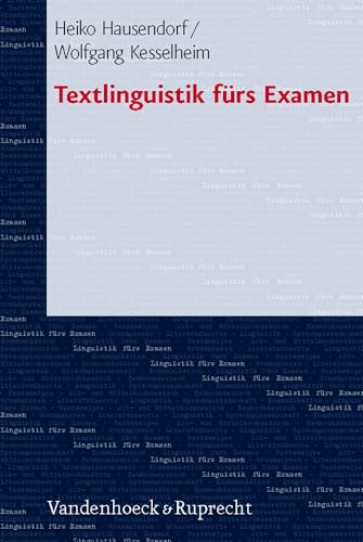 Stock image for Textlinguistik f|rs Examen for sale by ISD LLC