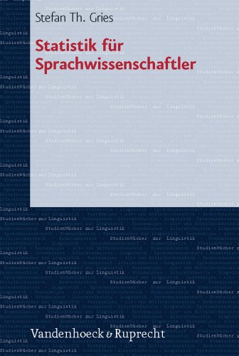 9783525265512: Statistik Fur Sprachwissenschaftler (Studienbucher Zur Linguistik, 13)