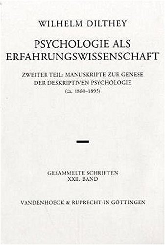 Stock image for Psychologie als Erfahrungswissenschaft for sale by ISD LLC