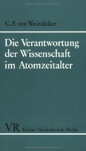 Immagine dell'editore per Die Verantwortung der Wissenschaft im Atomzeitalter venduto da Apeiron Book Service