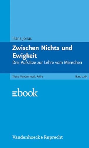 Stock image for Zwischen Nichts und Ewigkeit: Drei Auftze zur Lehre vom Menschen. for sale by Henry Hollander, Bookseller