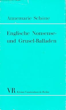 Beispielbild fr Englische Nonsense- und Grusel-Balladen. Intellektuelle Versspiele in Beispielen und Interpretationen und mit bertragungen im Anhang. Zeichnungen von Edward Lear. Mit einem Vorwort der Verfasserin. Mit einer Auswahlbibliographie. Mit einem Personenregister. - (=Kleine Vandenhoeck-Reihe 319). zum Verkauf von BOUQUINIST