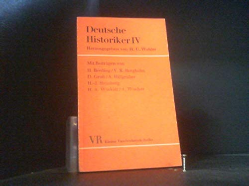 Beispielbild fr Deutsche Historiker IV Kleine Vandenhoeck-Reihe ; zum Verkauf von Antiquariat Johannes Hauschild