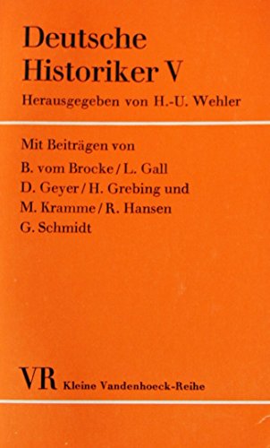Beispielbild fr Deutsche Historiker (Band 5) zum Verkauf von Antiquariat Johannes Hauschild