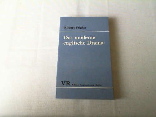 Imagen de archivo de Das moderne englische Drama (Kleine Vandenhoeck-Reihe) a la venta por Bernhard Kiewel Rare Books