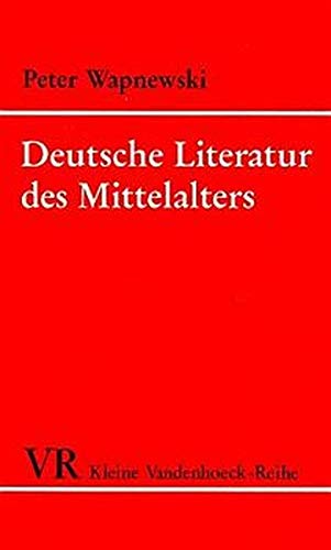 Stock image for Deutsche Literatur des Mittelalters for sale by Antiquariat  Angelika Hofmann
