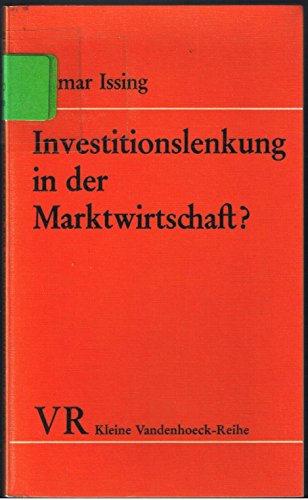 Investitionslenkung in der Marktwirtschaft?., Kleine Vandenhoeck-Reihe , 1418.