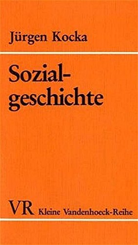 Stock image for Sozialgeschichte. Begriff, Entwicklung, Probleme (Kleine Vandenhoeck Reihe) for sale by medimops