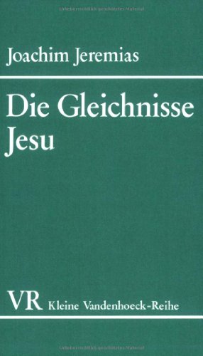 Imagen de archivo de Die Gleichnisse Jesu. a la venta por Better World Books