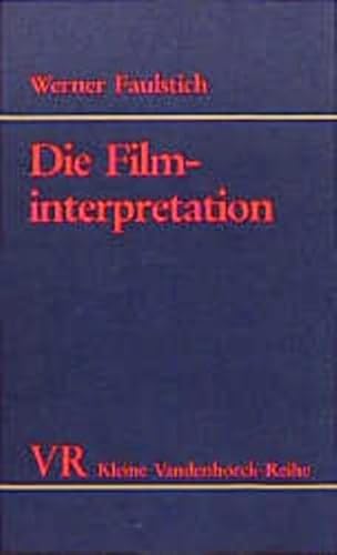 9783525335499: Die Filminterpretation