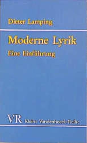 Moderne Lyrik : Eine Einfuhrung