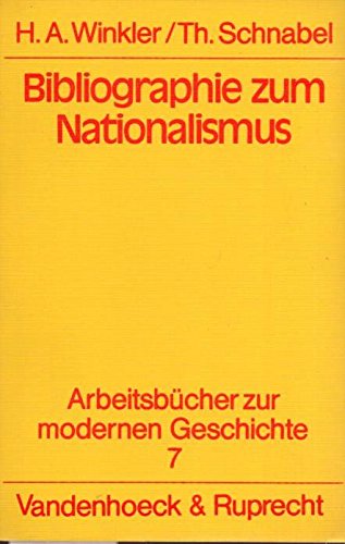 Beispielbild fr Bibliographie zum Nationalismus zum Verkauf von medimops